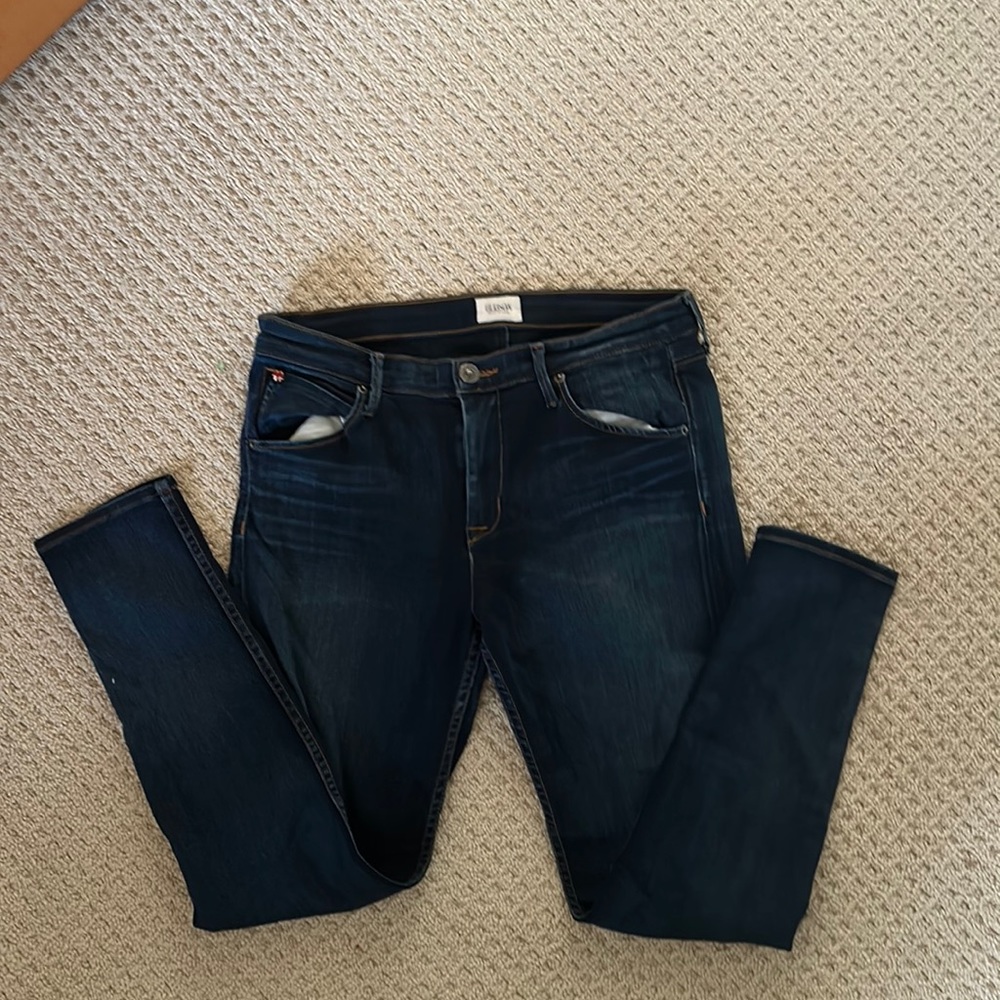 Hudson size 30 straight leg jeans.